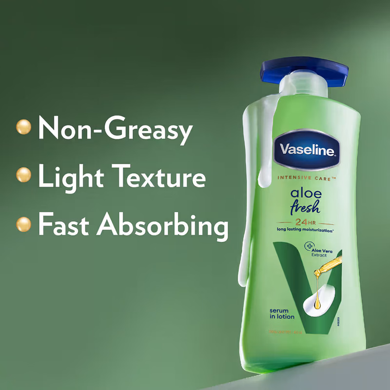 Vaseline - Care Aloe - Intensive - Fresh Body Lotion