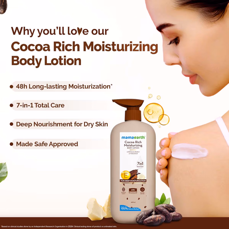 Mamaearth - Cocoa Rich Moisturizing - Body Lotion