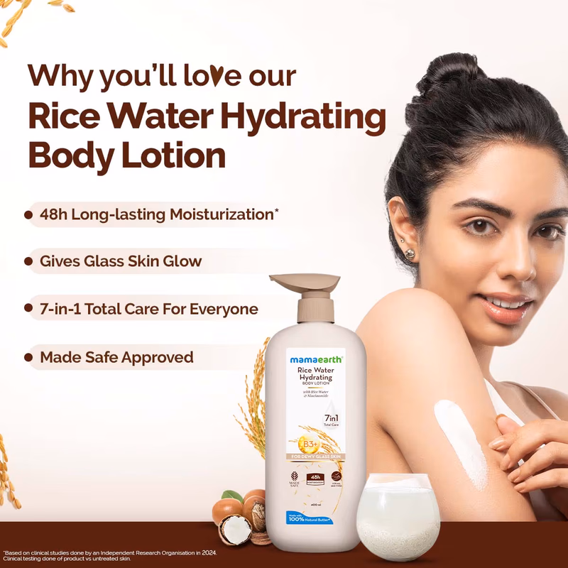 Mamaearth - Rice Water Hydrating - Body Lotion
