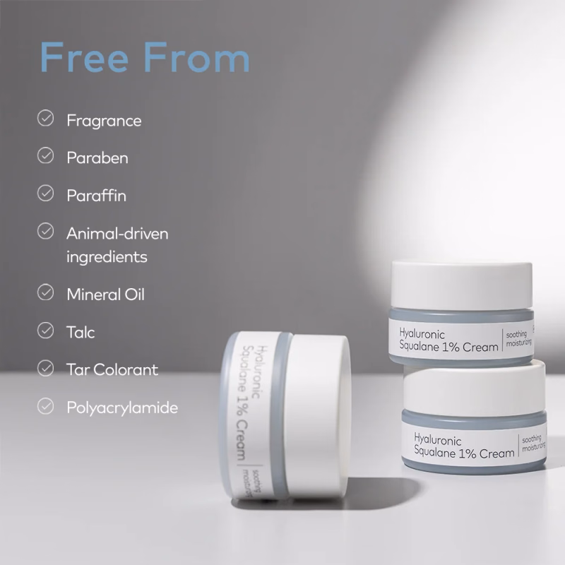 The Face Shop - Soothing Moisturizing - Alltimate Hyaluronic Squalane 1% Cream