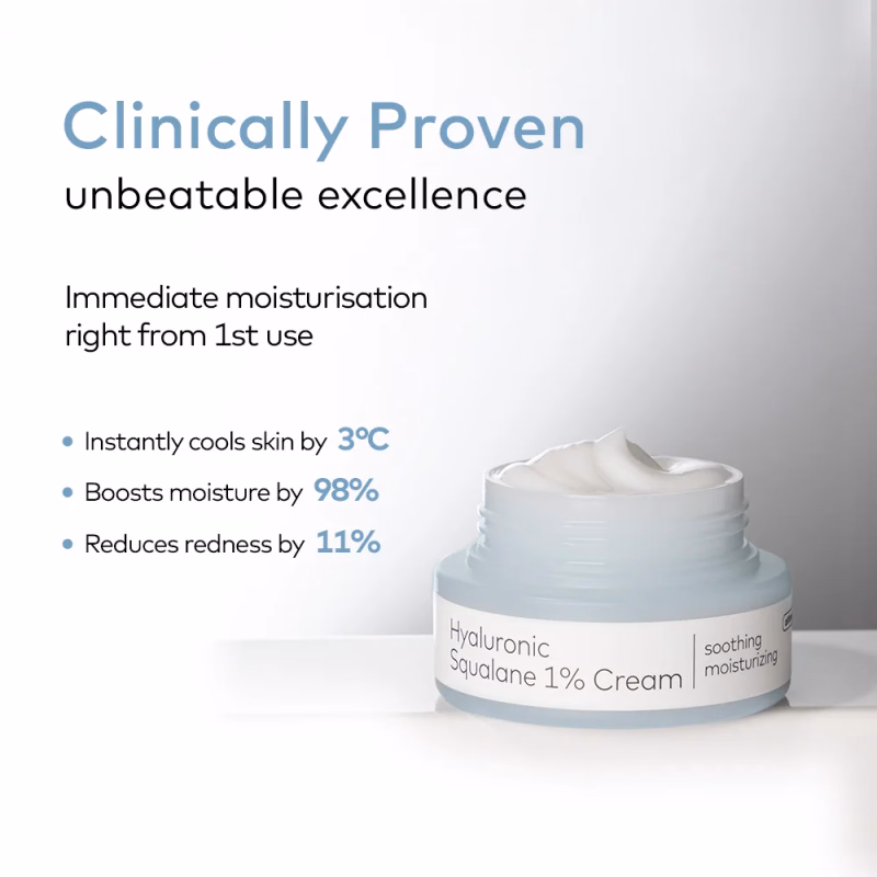 The Face Shop - Soothing Moisturizing - Alltimate Hyaluronic Squalane 1% Cream