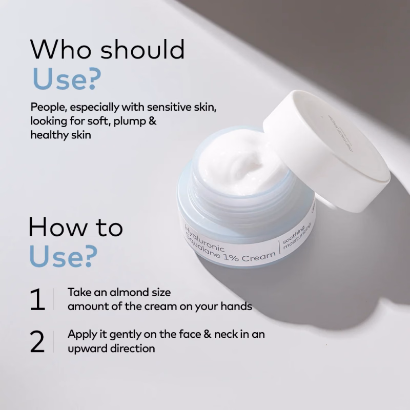 The Face Shop - Soothing Moisturizing - Alltimate Hyaluronic Squalane 1% Cream