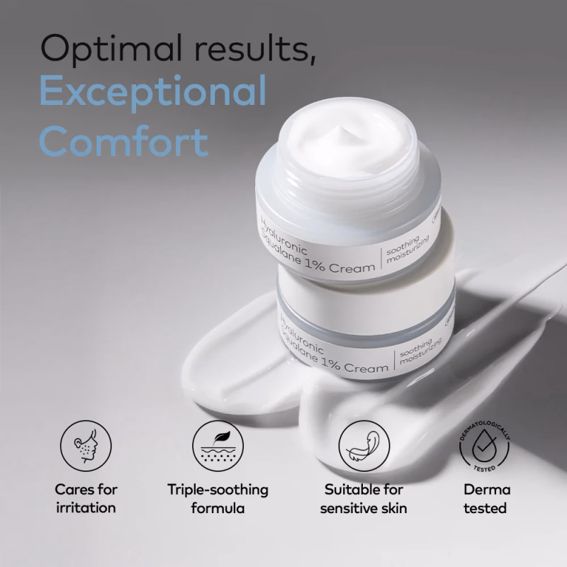 The Face Shop - Soothing Moisturizing - Alltimate Hyaluronic Squalane 1% Cream