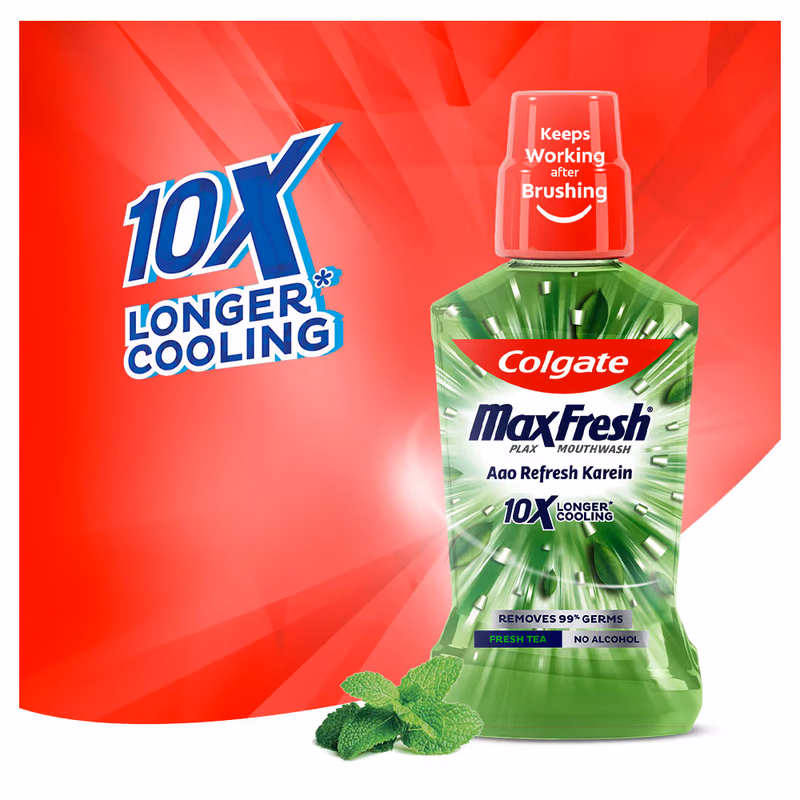 Colgate - Fresh Tea - Maxfresh - Plax Antibacterial - Mouthwash