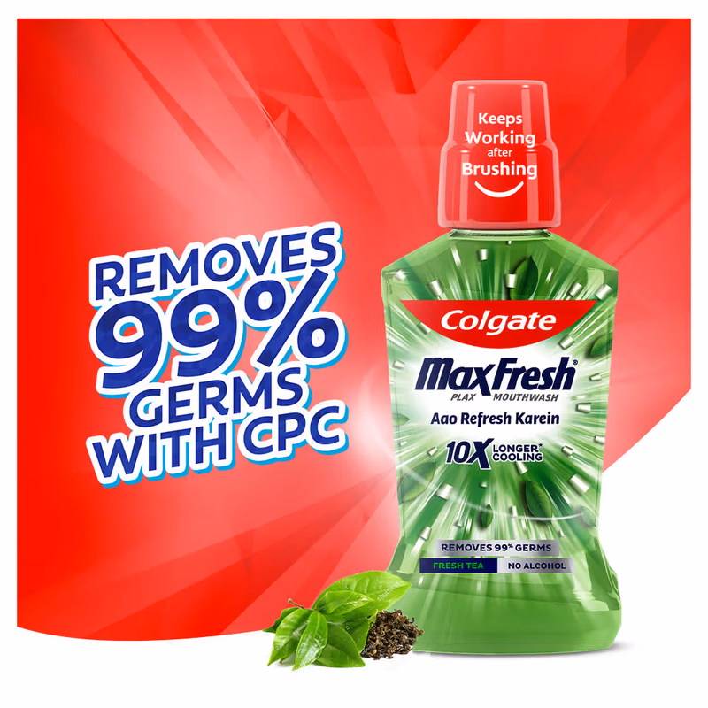 Colgate - Fresh Tea - Maxfresh - Plax Antibacterial - Mouthwash