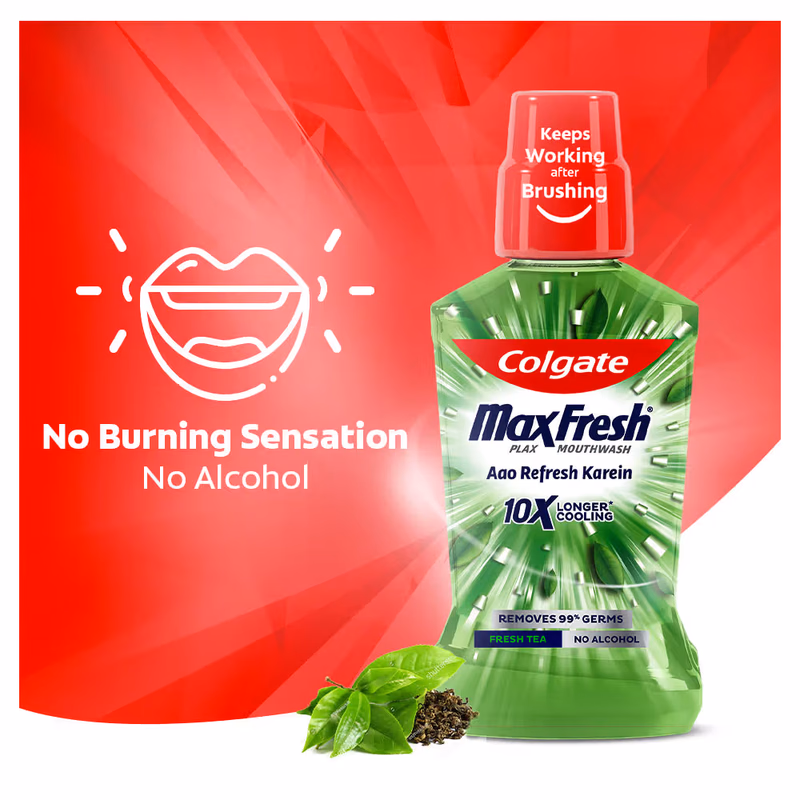 Colgate - Fresh Tea - Maxfresh - Plax Antibacterial - Mouthwash