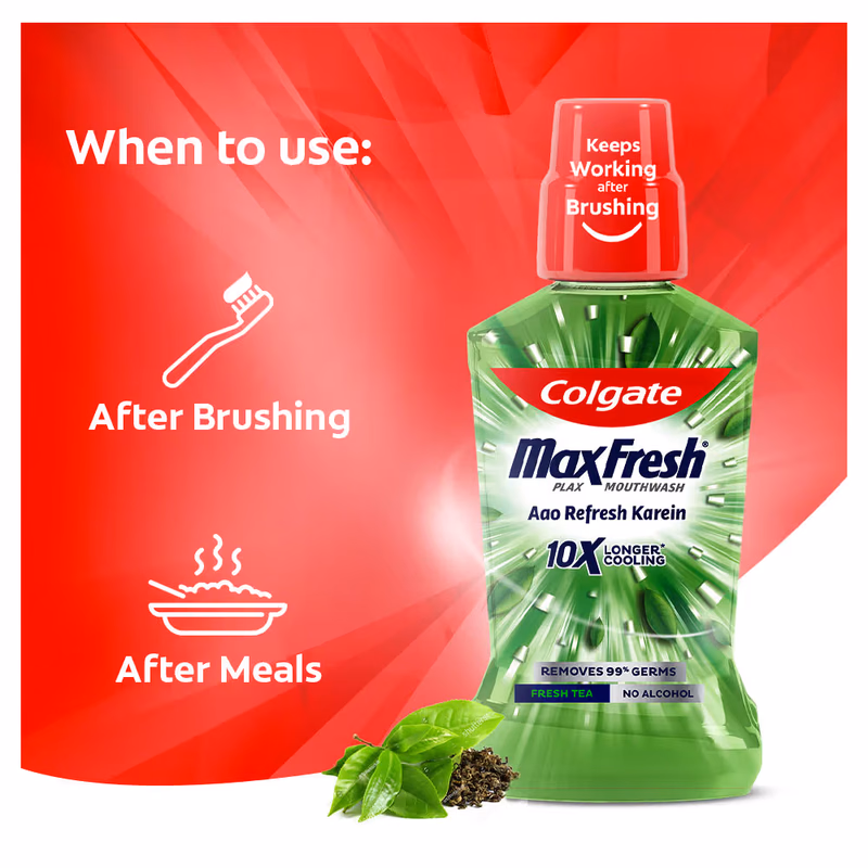 Colgate - Fresh Tea - Maxfresh - Plax Antibacterial - Mouthwash