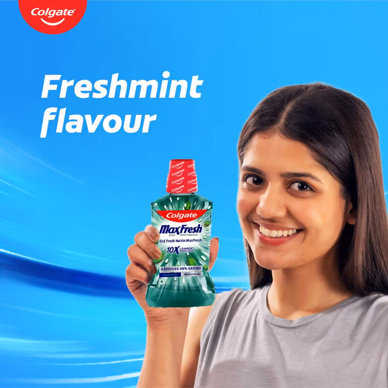 Colgate - Fresh Mint - Maxfresh - Plax Antibacterial - Mouthwash