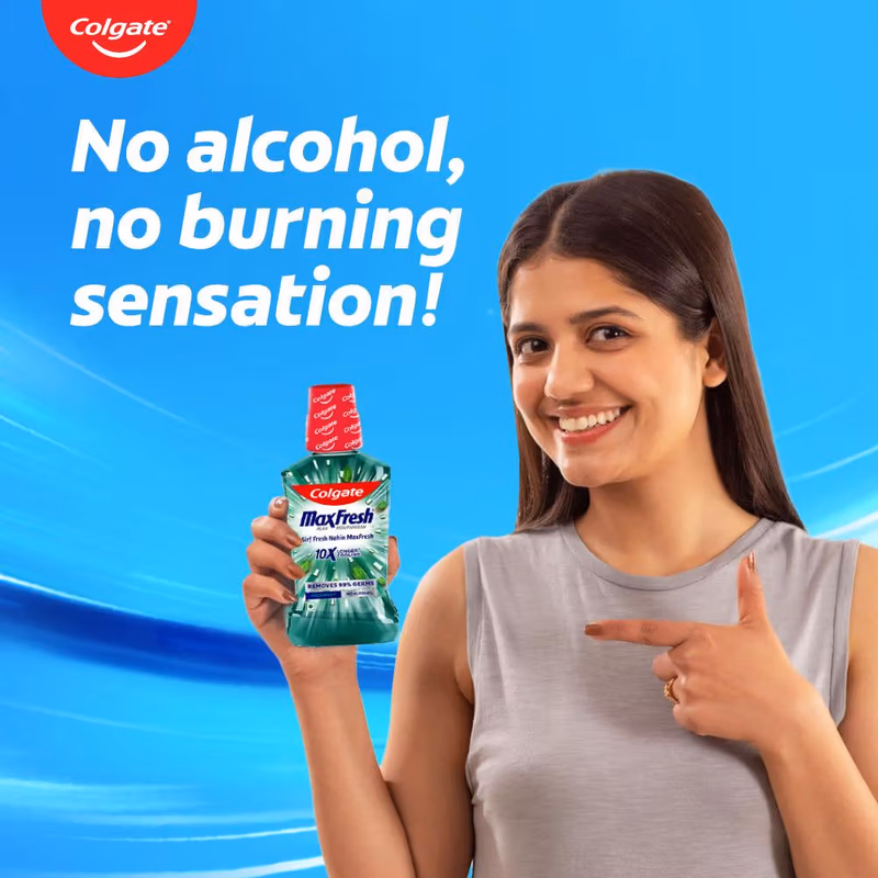 Colgate - Fresh Mint - Maxfresh - Plax Antibacterial - Mouthwash