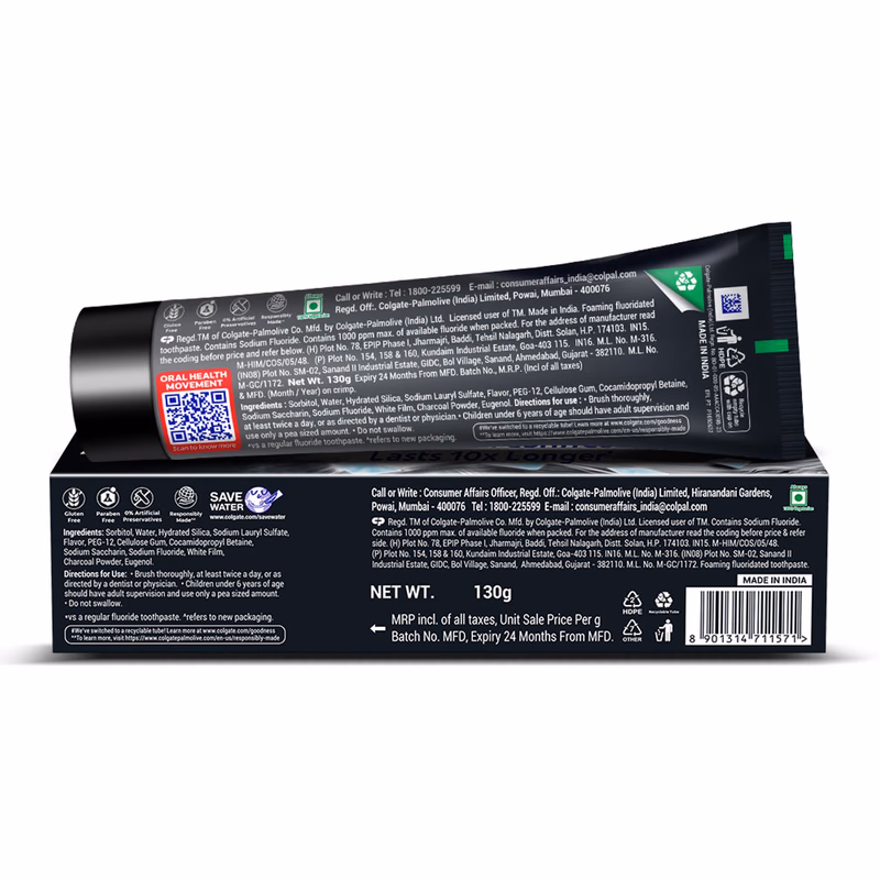 Colgate - Charcoal - MaxFresh - Toothpaste