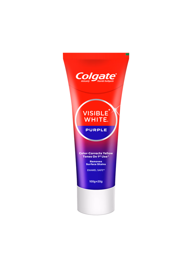 Colgate - Visible White - Purple - Toothpaste for Teeth Whitening