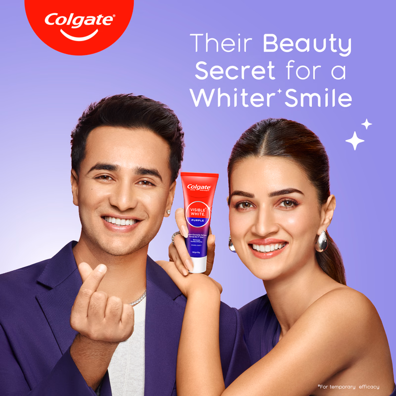 Colgate - Visible White - Purple - Toothpaste for Teeth Whitening