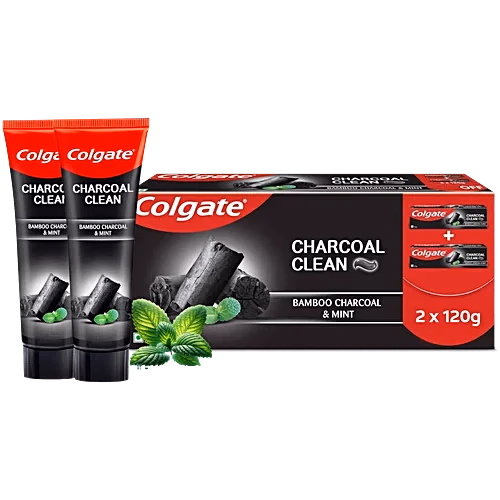 Colgate - Bamboo Charcoal & Mint - Charcoal Clean Gel - Toothpaste