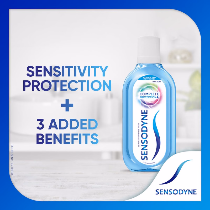 Sensodyne - Complete Protection+ | Alcohol-free All-in-One - Mouth Wash