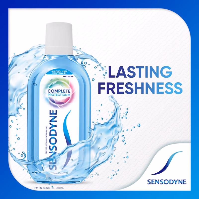 Sensodyne - Complete Protection+ | Alcohol-free All-in-One - Mouth Wash