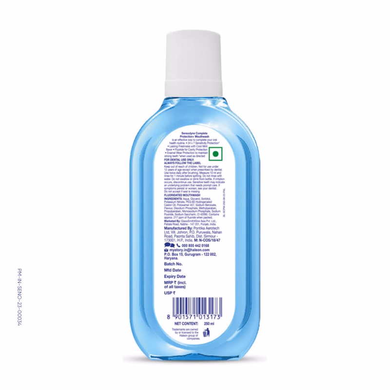 Sensodyne - Complete Protection+ | Alcohol-free All-in-One - Mouth Wash