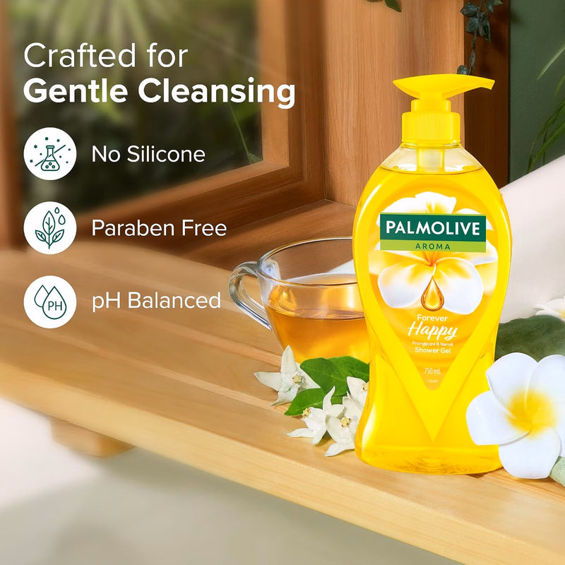 Palmolive - Aroma - Frangipani & Neroli - Forever Happy-Body Wash