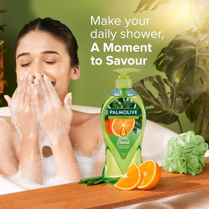 Palmolive - Orange & Lemongrass - Aroma - Morning Boost - Shower Gel