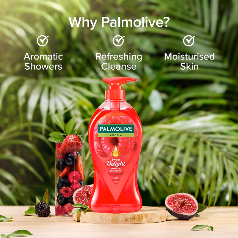 Palmolive - Berries & Figs - Aroma - Sweet Delight - Body Wash