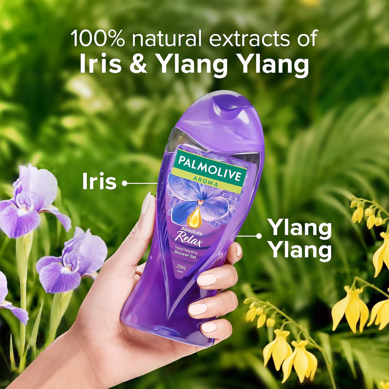 Palmolive - Aroma - Ylang Ylang Essential Oil & Iris - Absolute Relax-Body Wash