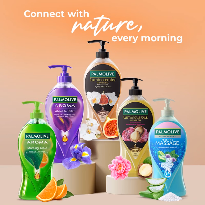 Palmolive - Fig & White Orchid - Luminous Oil - Rejuvenating-Shower Gel