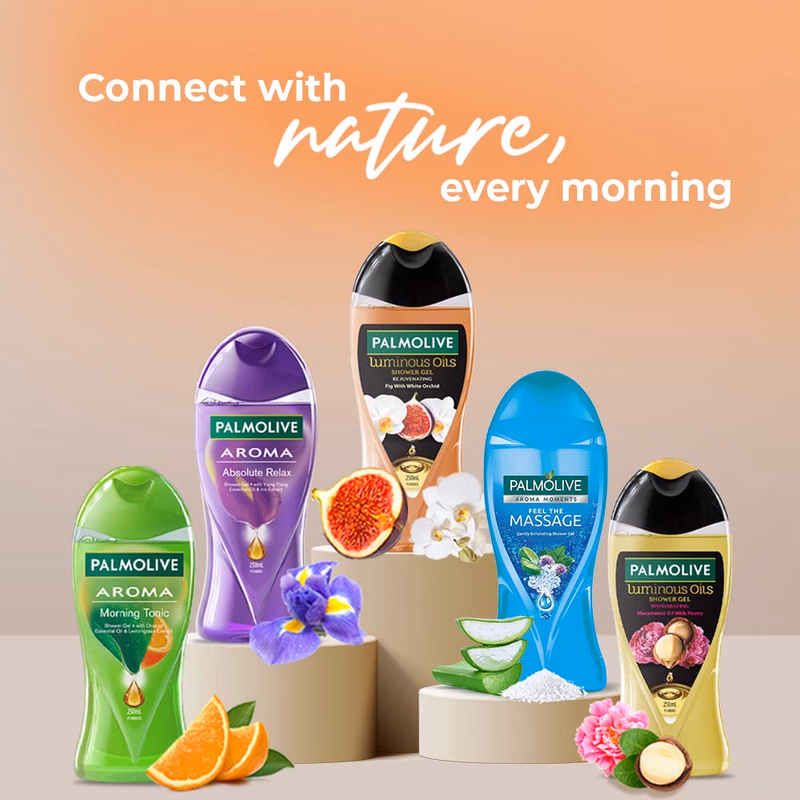 Palmolive - Fig & White Orchid - Luminous Oil - Rejuvenating-Shower Gel