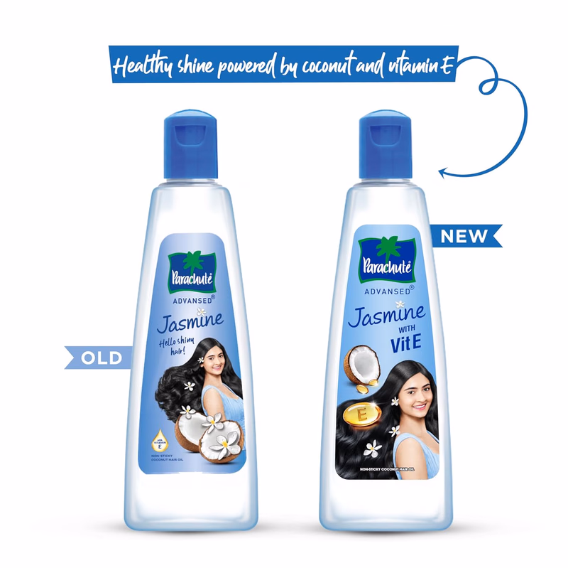 Parachute - Jasmine with Vie E - Advansed - Coconut Hair Oil