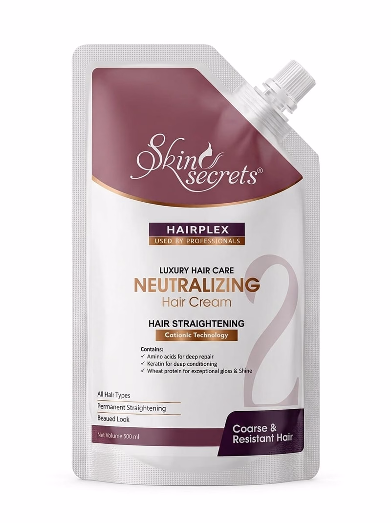 Skin Secrets - Neutralizing - Hair Straightening - Hairplex - Hair Cream