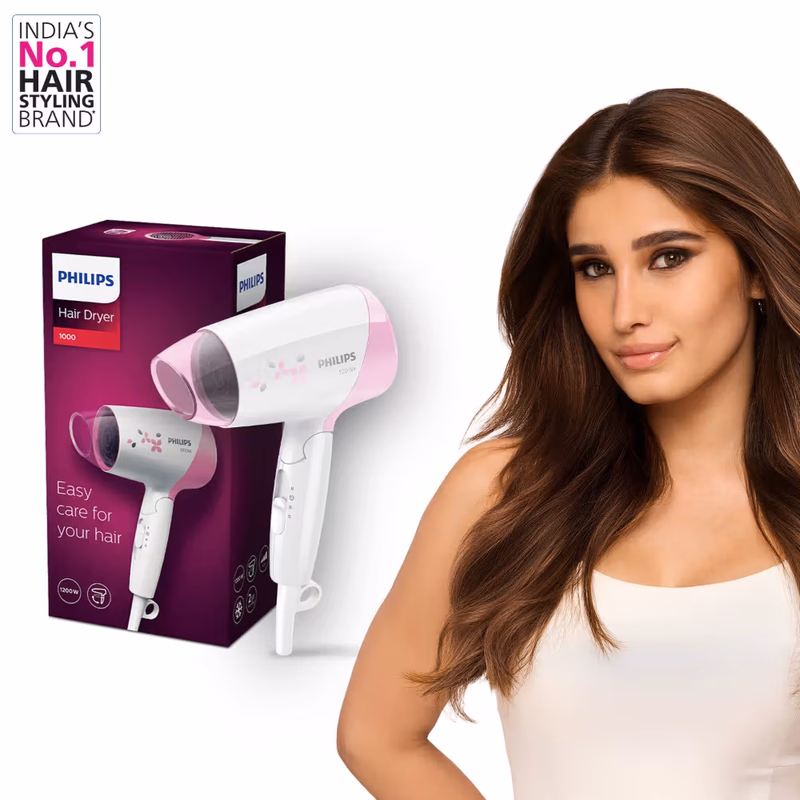 Philips - Hair Dryer - 1200W Foldable