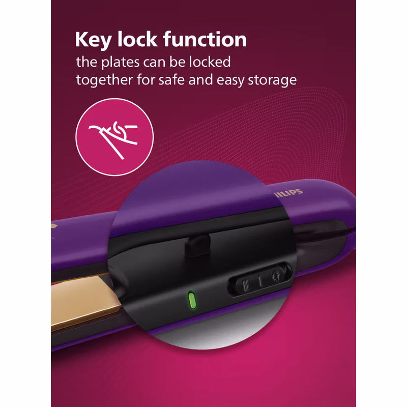 Philips - Hair Straightener - Purple