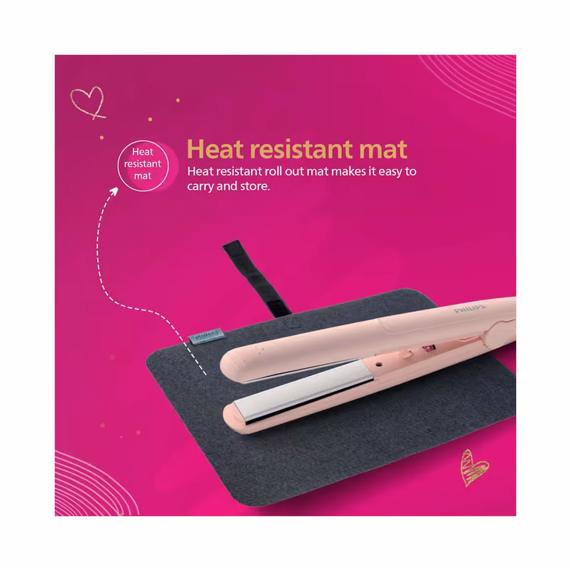 Philips - Hair Straightener-with-Heat-Matt