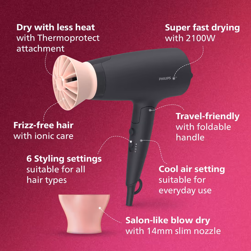 Philips - Thermoprotect Airflower - Hair Dryer