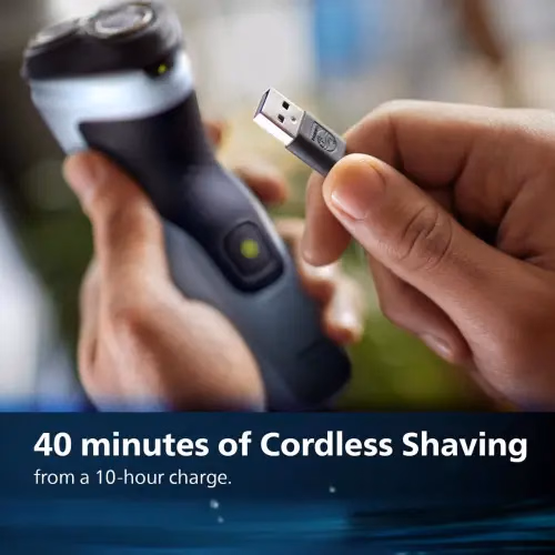 Philips - Shaver - 3000 Series with Comfortable clean shave