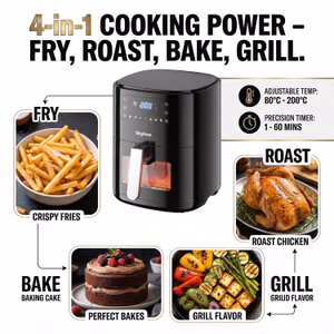 Skyline - Digital Air Fryer - 2000 Watts