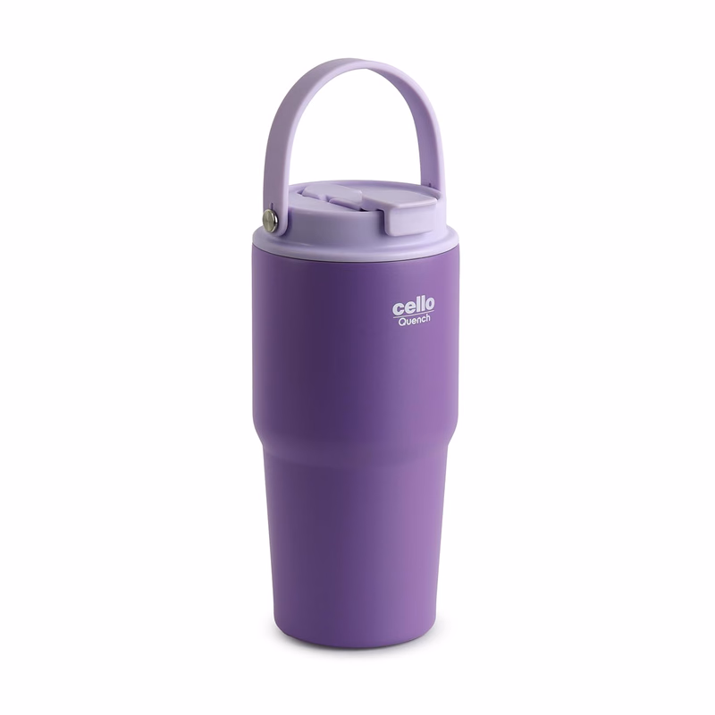 Cello - Quench Go - Insulated Stainless Steel - Sipper Tumbler with Straw