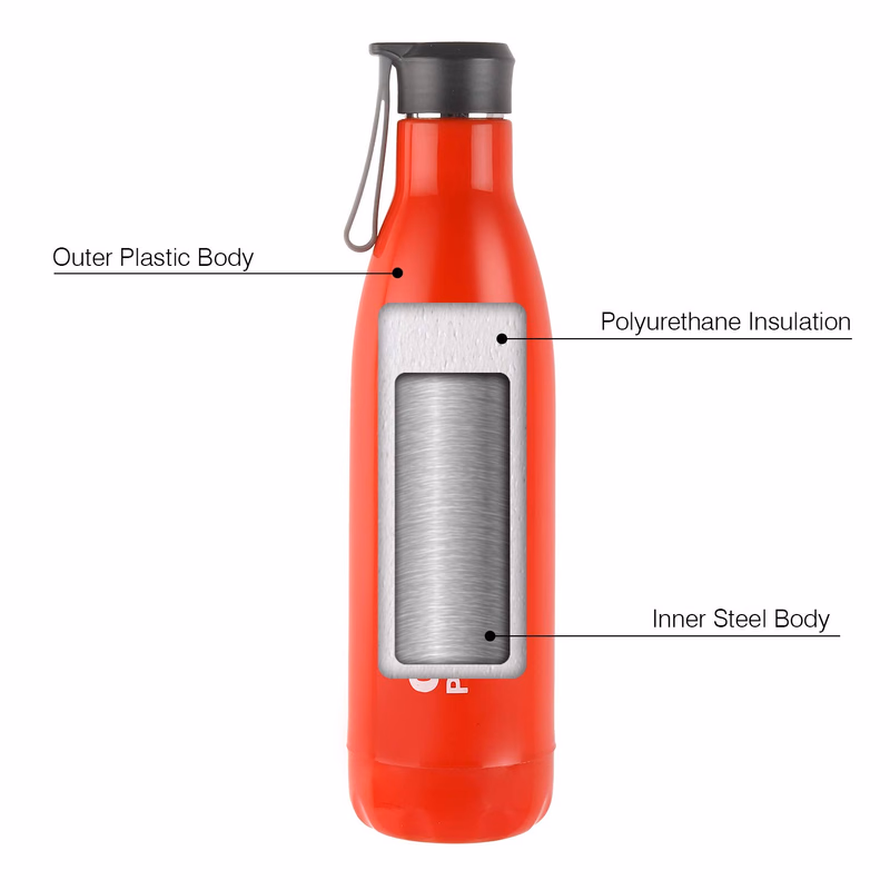 Cello - Puro Steel-X Rover 600 - Insulated-Water Bottle