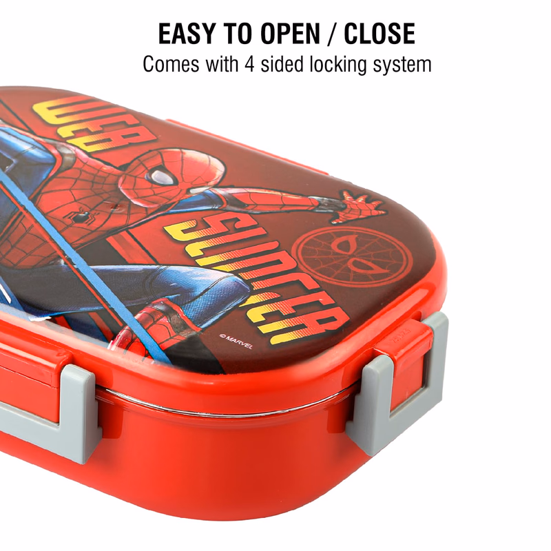 Cello - Feast Deluxe - Spider Man Print Insulated - Lunch Box