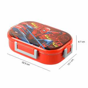 Cello - Feast Deluxe - Spider Man Print Insulated - Lunch Box