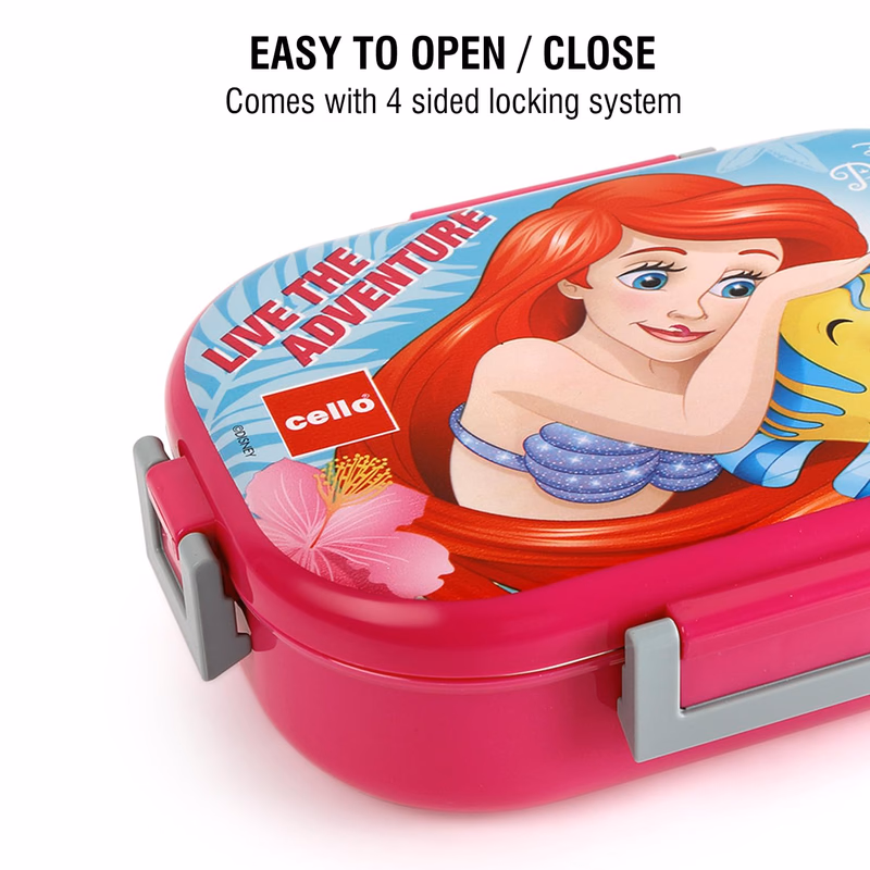 Cello - Feast Deluxe Princess - Design Insulated-Lunch Box - Pink