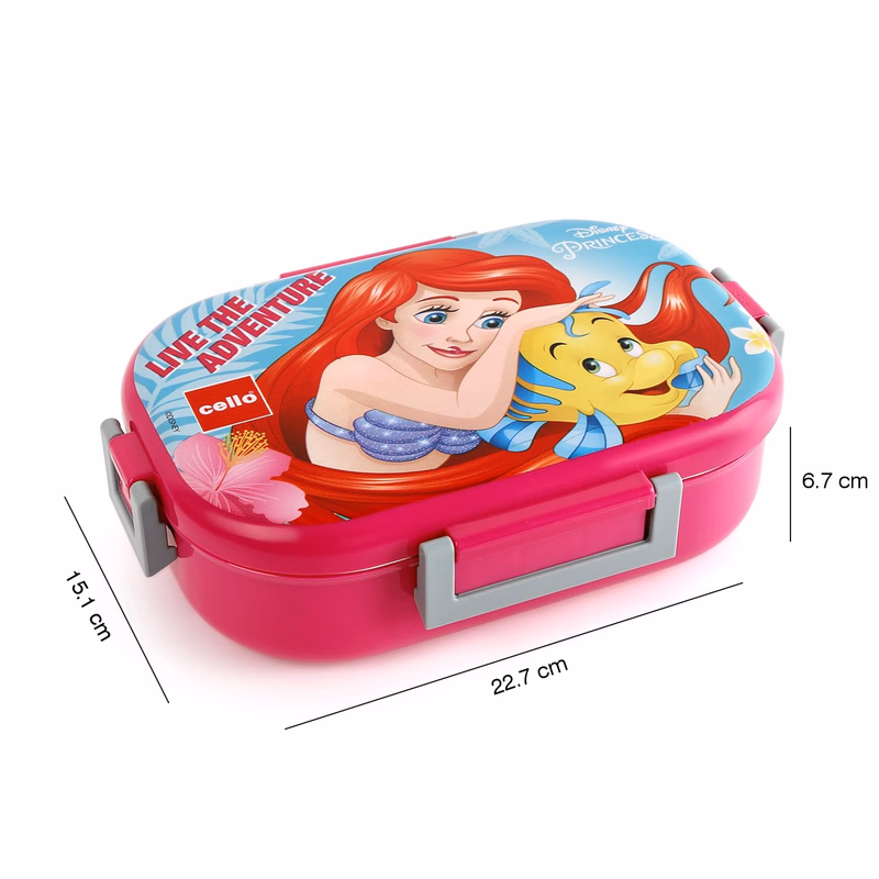 Cello - Feast Deluxe Princess - Design Insulated-Lunch Box - Pink