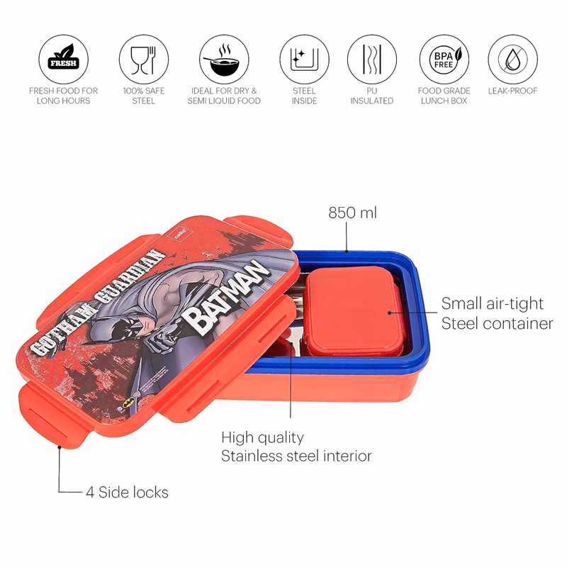 Cello - HI-Lunch Deluxe - Batman - Insulated-Lunch Box