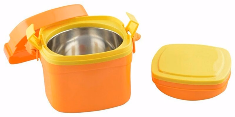 Cello - Qube Big dlx - 2 Containers Plastic - Office Lunch Box