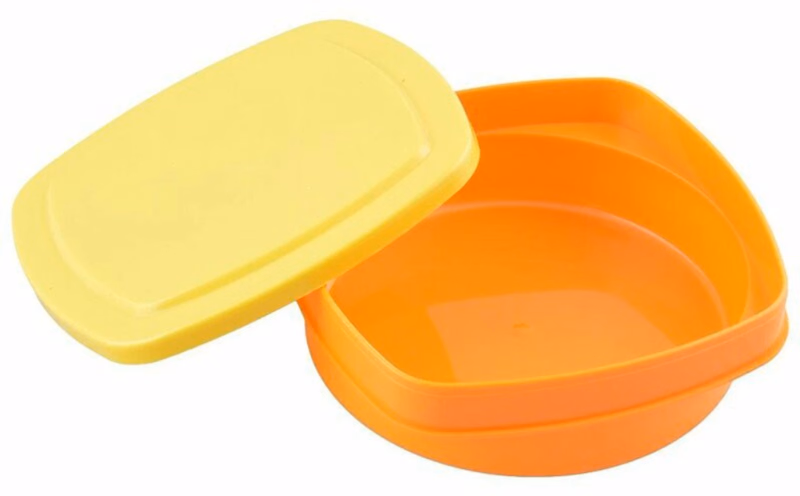 Cello - Qube Big dlx - 2 Containers Plastic - Office Lunch Box