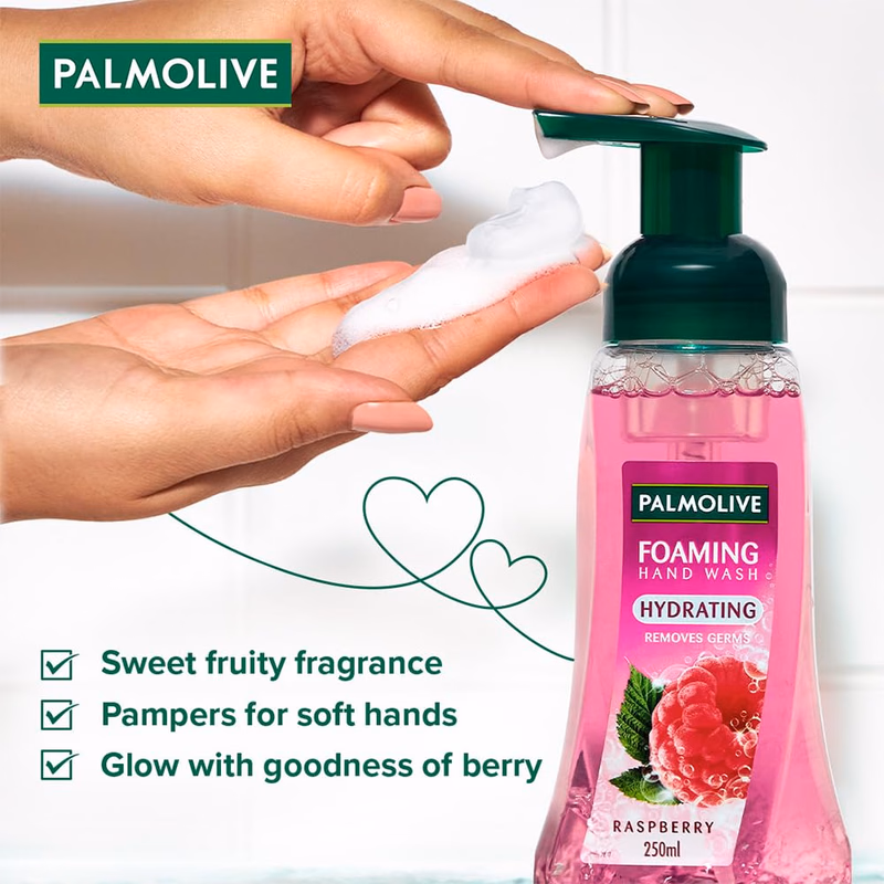 Palmolive - Raspberry - Hydrating - Foaming Raspberry Liquid - Hand Wash