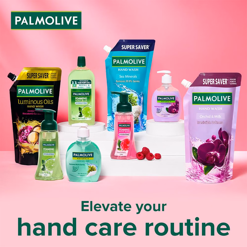 Palmolive - Raspberry - Hydrating - Foaming Raspberry Liquid - Hand Wash