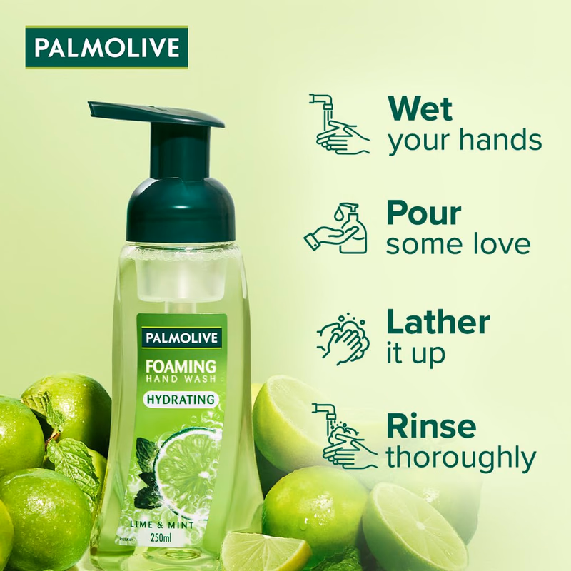 Palmolive - Lime & Mint - Hydrating - Foaming - Liquid Hand Wash