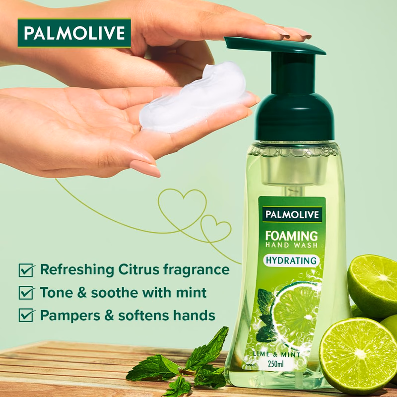 Palmolive - Lime & Mint - Hydrating - Foaming - Liquid Hand Wash