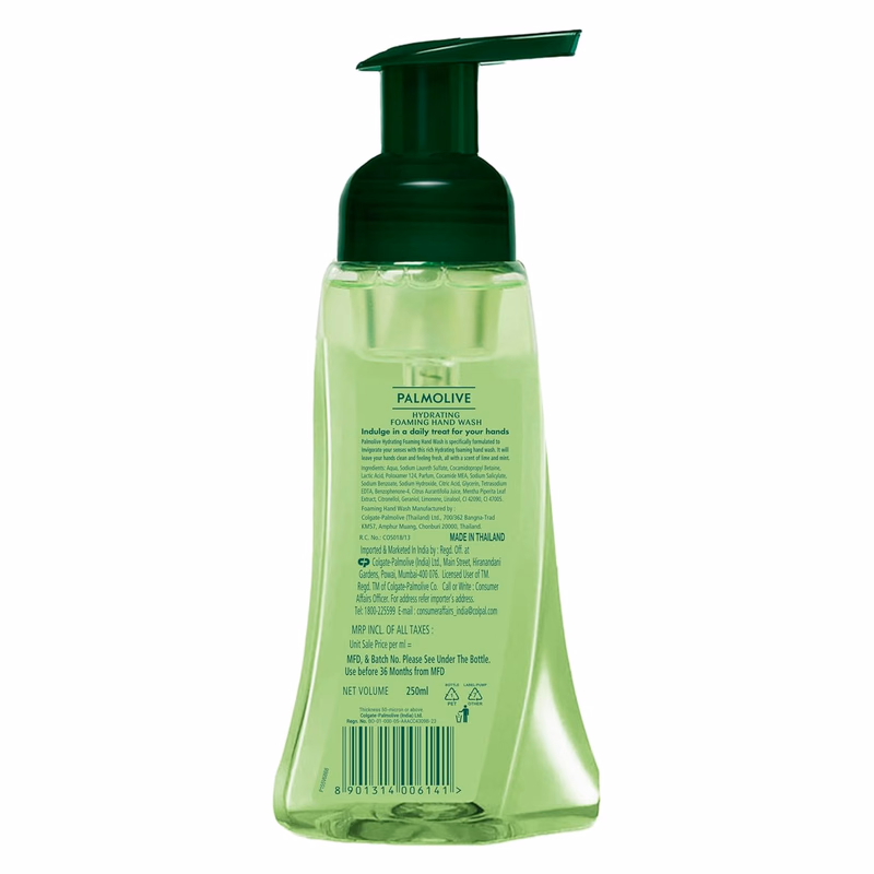 Palmolive - Lime & Mint - Hydrating - Foaming - Liquid Hand Wash