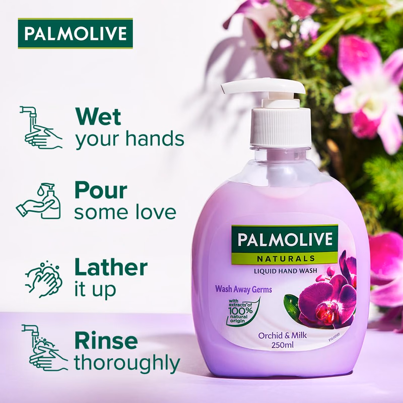 Palmolive - Orchid & Milk - Naturals Black - Liquid Hand Wash