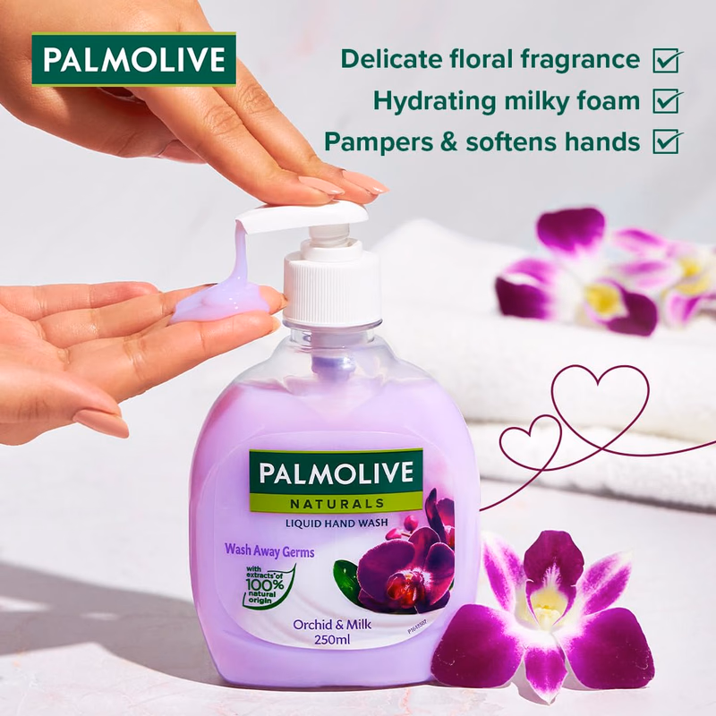 Palmolive - Orchid & Milk - Naturals Black - Liquid Hand Wash